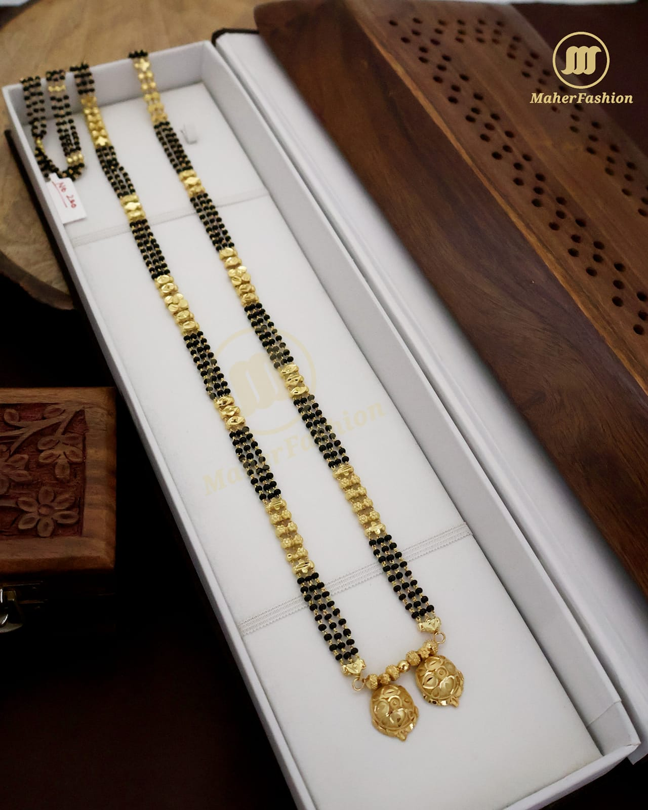 Gold Plated Vati Mangalsutra ( 36 inc )